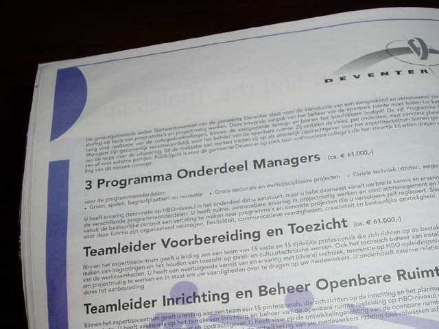 Programmaonderdeelmanager