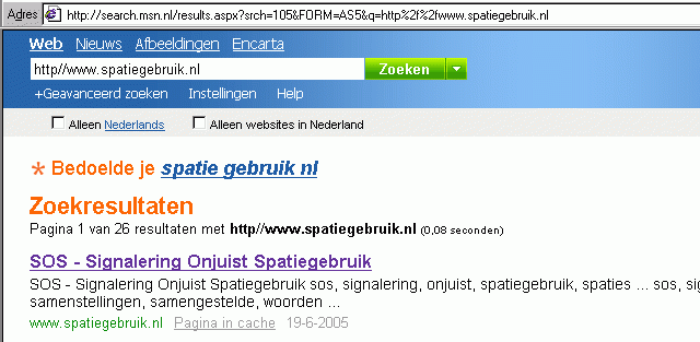 spatiegebruik.nl