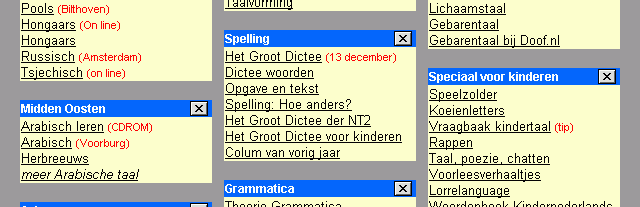 dicteewoorden