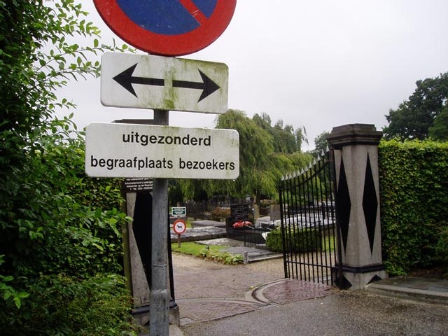 begraafplaatsbezoekers