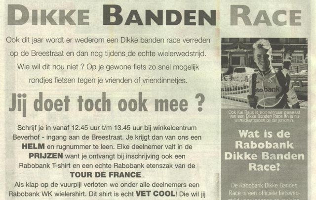 dikkebandenrace