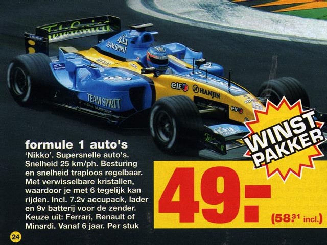 Formule 1-auto's