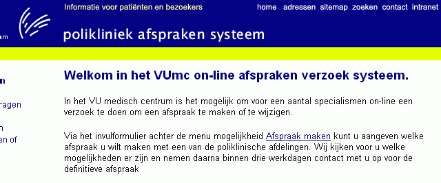 polikliniekafsprakensysteem