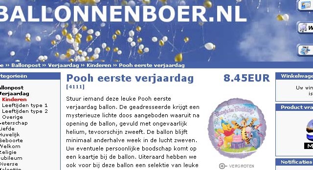 eersteverjaardagballon