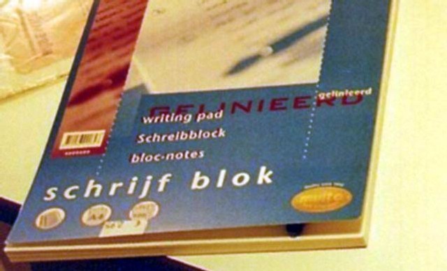 schrijfblok