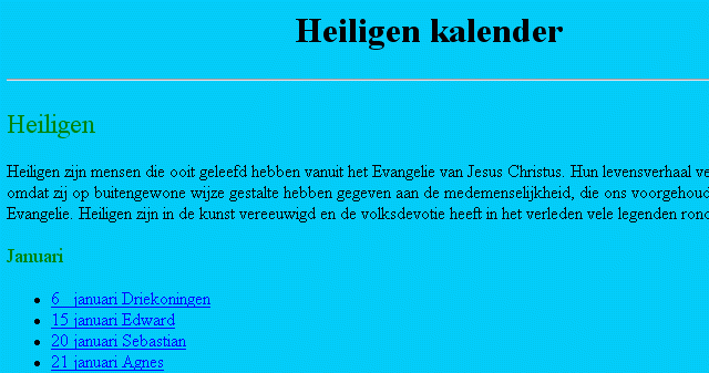 heiligenkalender