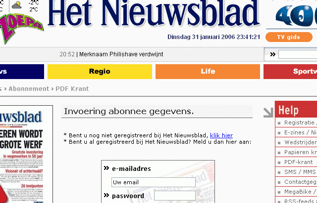 abonneegegevens