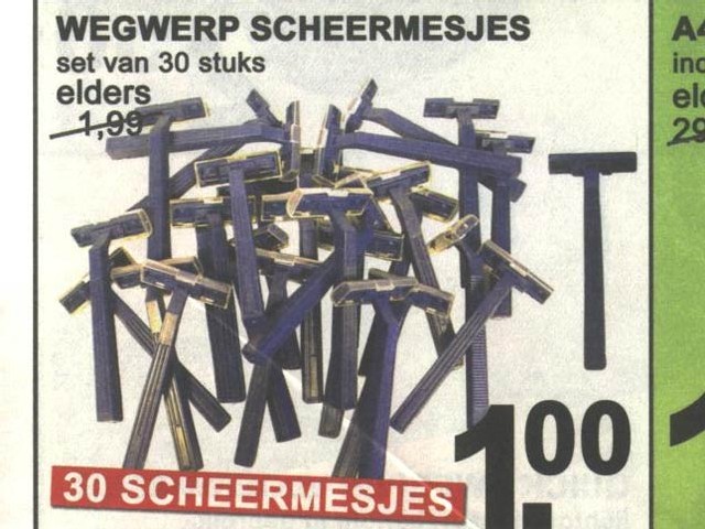 wegwerpscheermesjes