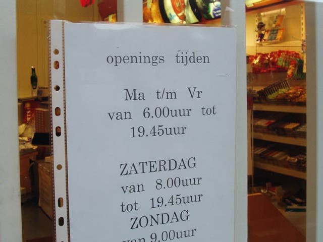 openingstijden