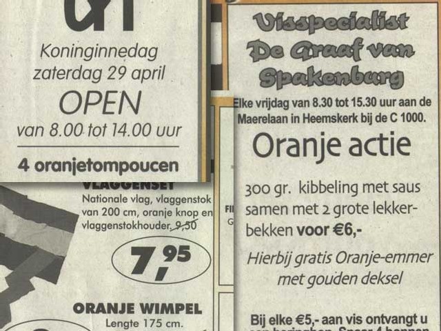 oranje-actie