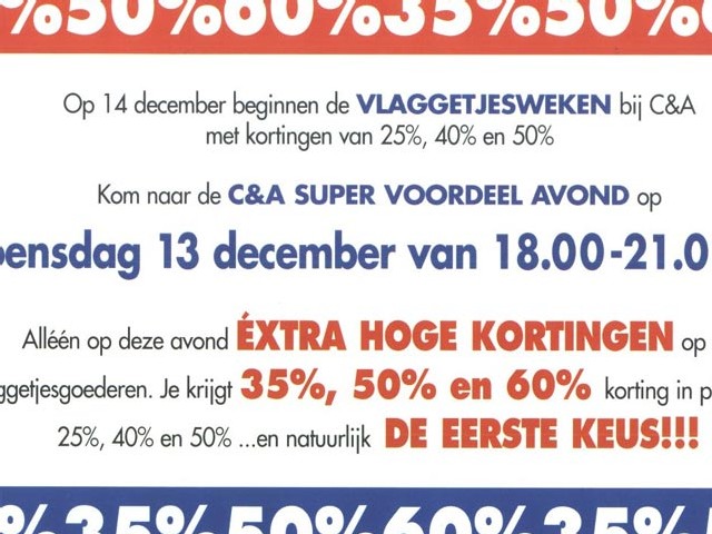 C&A-supervoordeelavond