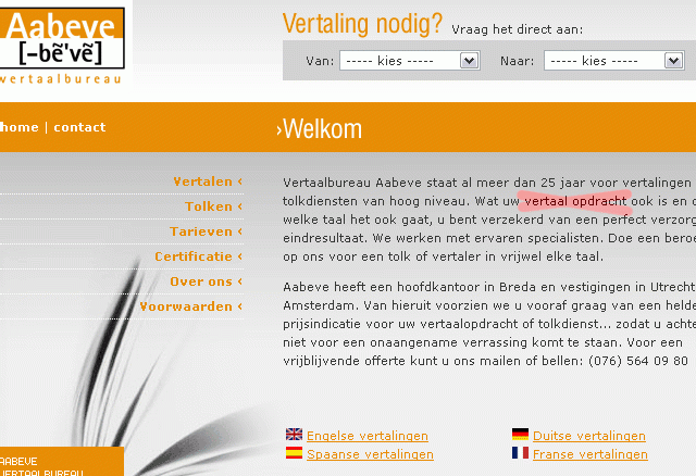 vertaalopdracht