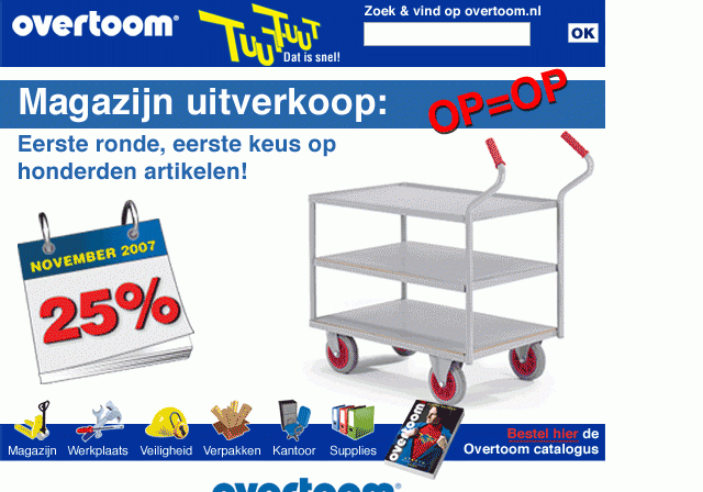 magazijnuitverkoop