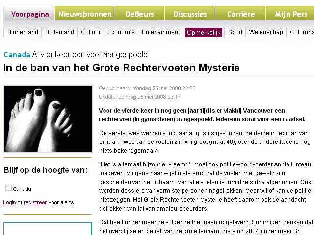 rechtervoetenmysterie