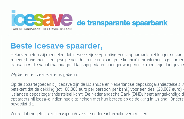 Icesave-spaarder