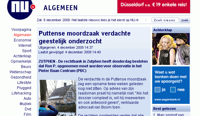 Puttensemoordzaakverdachte