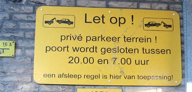 privéparkeerterrein