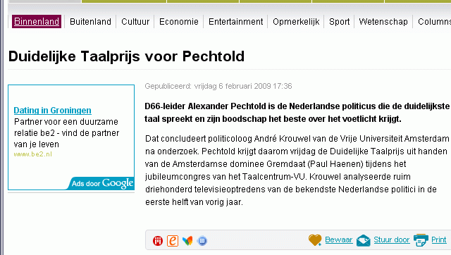 duidelijketaalprijs