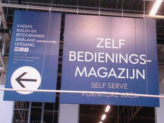 zelfbedieningsmagazijn