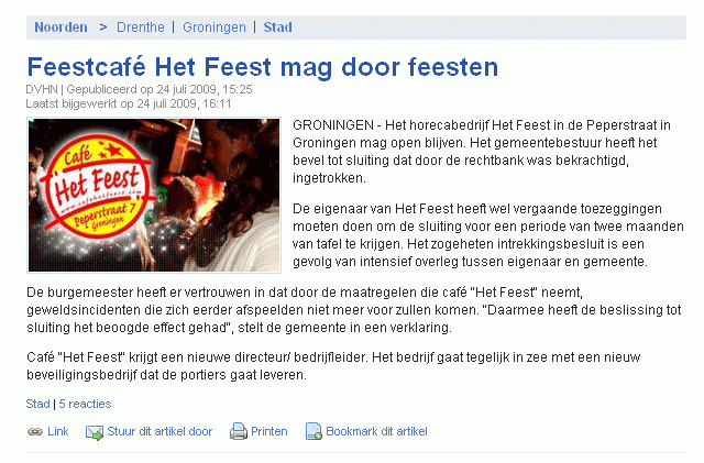 doorfeesten