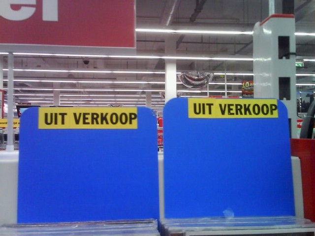 uitverkoop