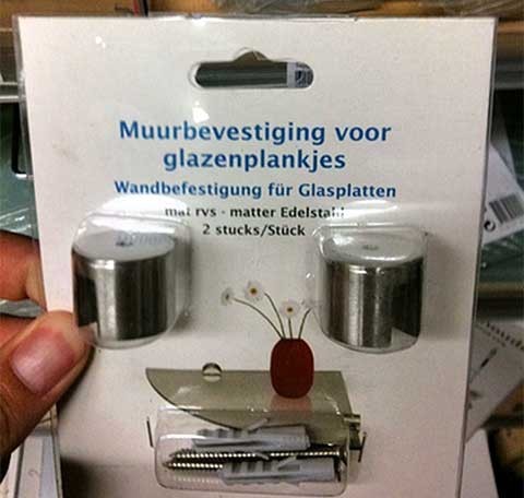 glazen plankjes