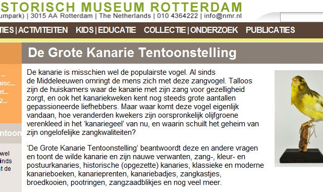 kanarietentoonstelling