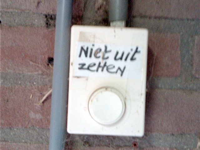 uitzetten