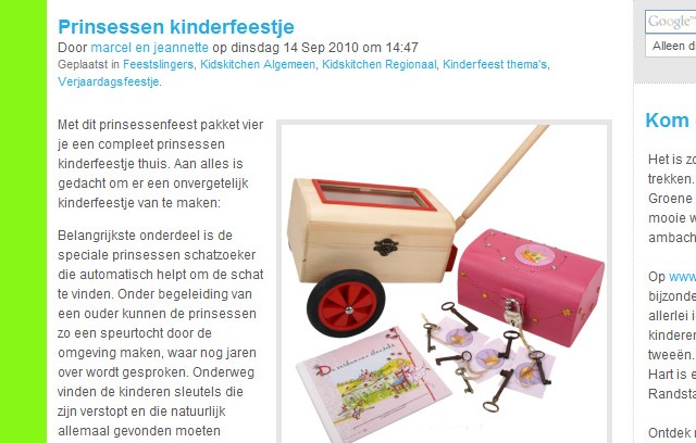 prinsessenkinderfeestje