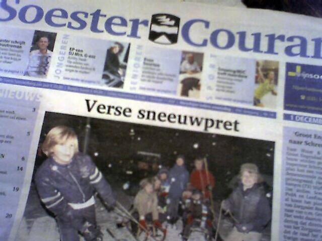 versesneeuwpret