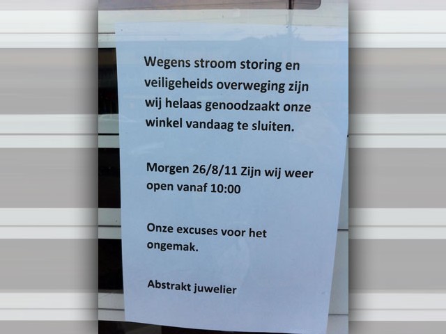 stroomstoring