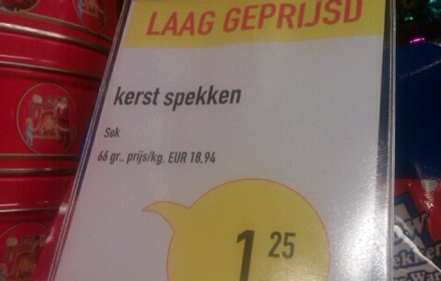 kerstspekken