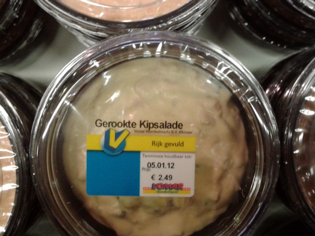 gerooktekipsalade