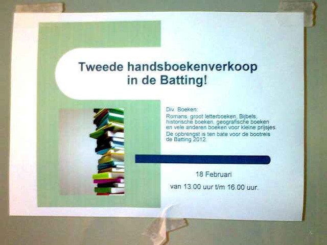 tweedehandsboekenverkoop