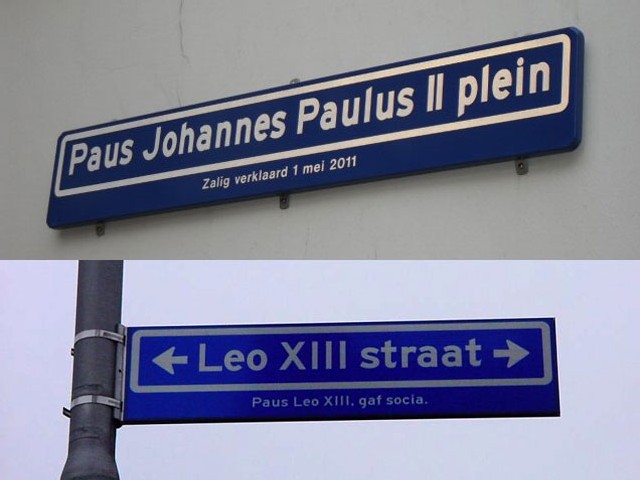 Paus Johannes Paulus II-plein