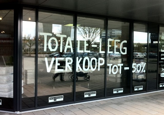 leegverkoop