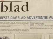 dagbladadvertentie