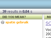 spatiegebruik