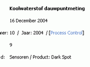 Koolwaterstofdauwpuntmeting