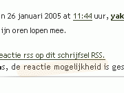 reactiemogelijkheid