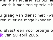 voorproefje