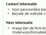 contactinformatie