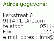 adresgegevens