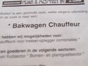 bakwagenchauffeur
