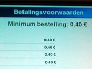 minimumbestelling