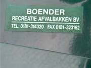 recreatieafvalbakken