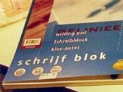 schrijfblok