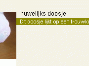 huwelijksdoosje