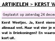 kerstweetjes