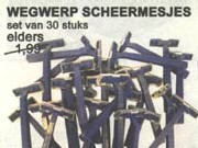 wegwerpscheermesjes